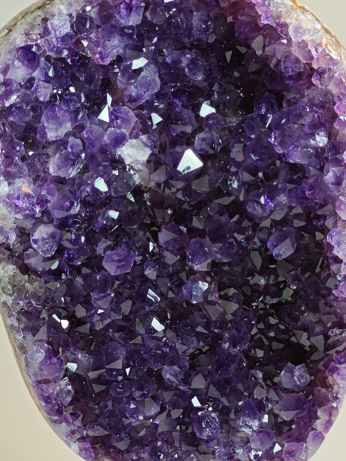 Large Uruguayan Amethyst Cluster with Integrated Base - 1.6 kg