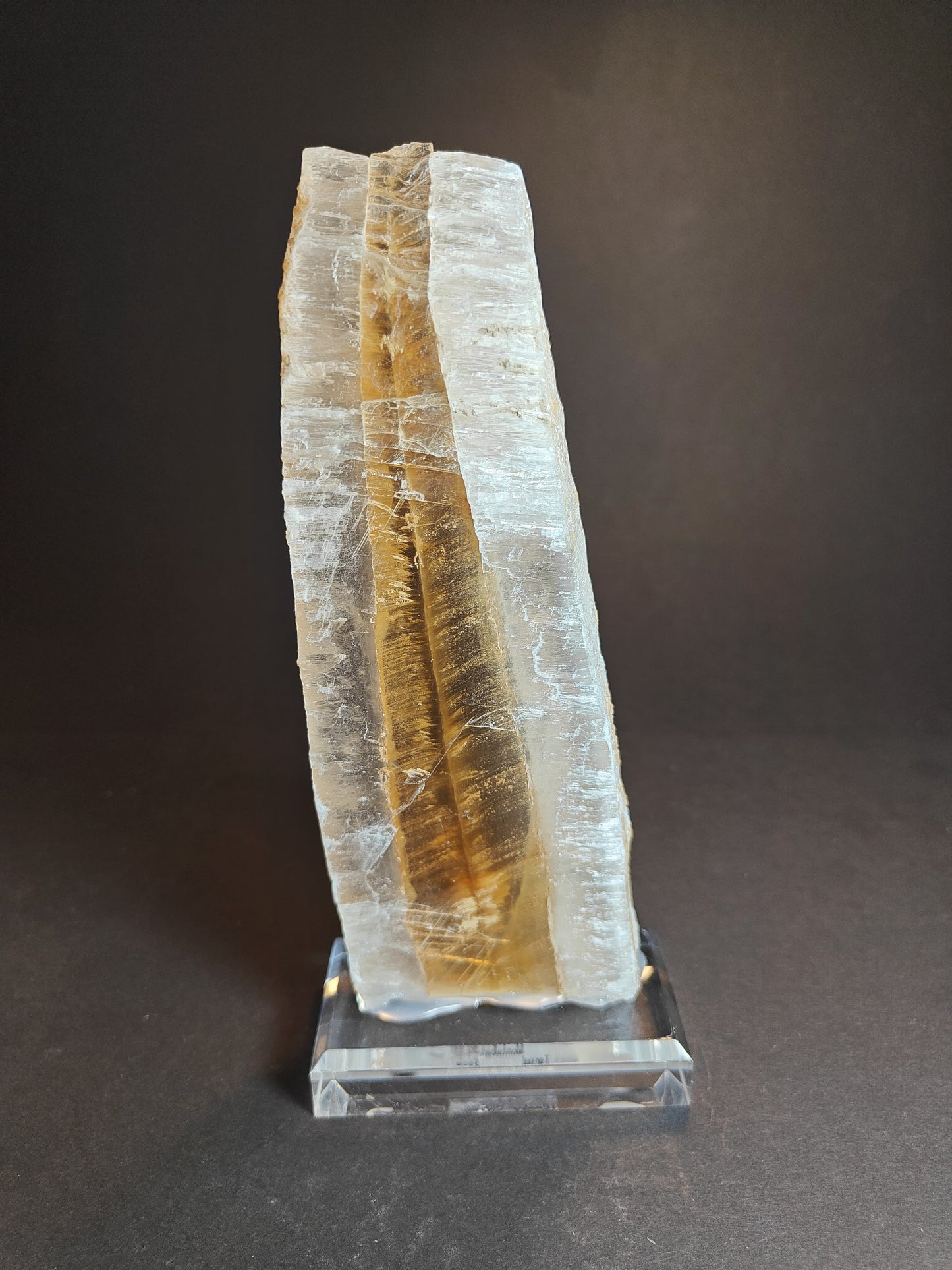 Bicolor Selenite Specimen from Spain