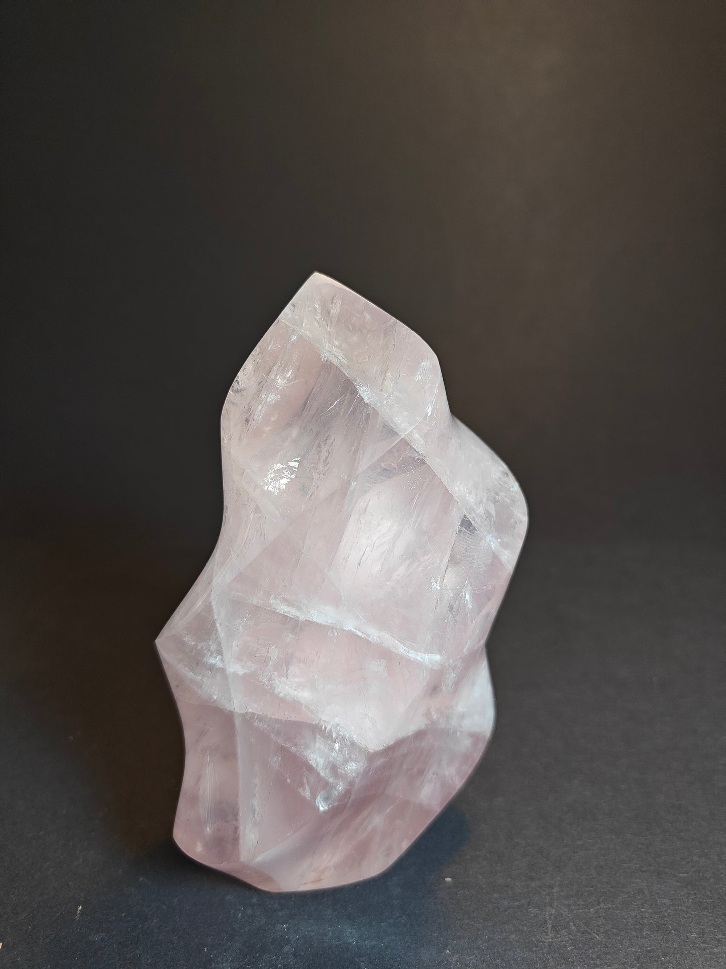 Rose Quartz Flame from Brazil