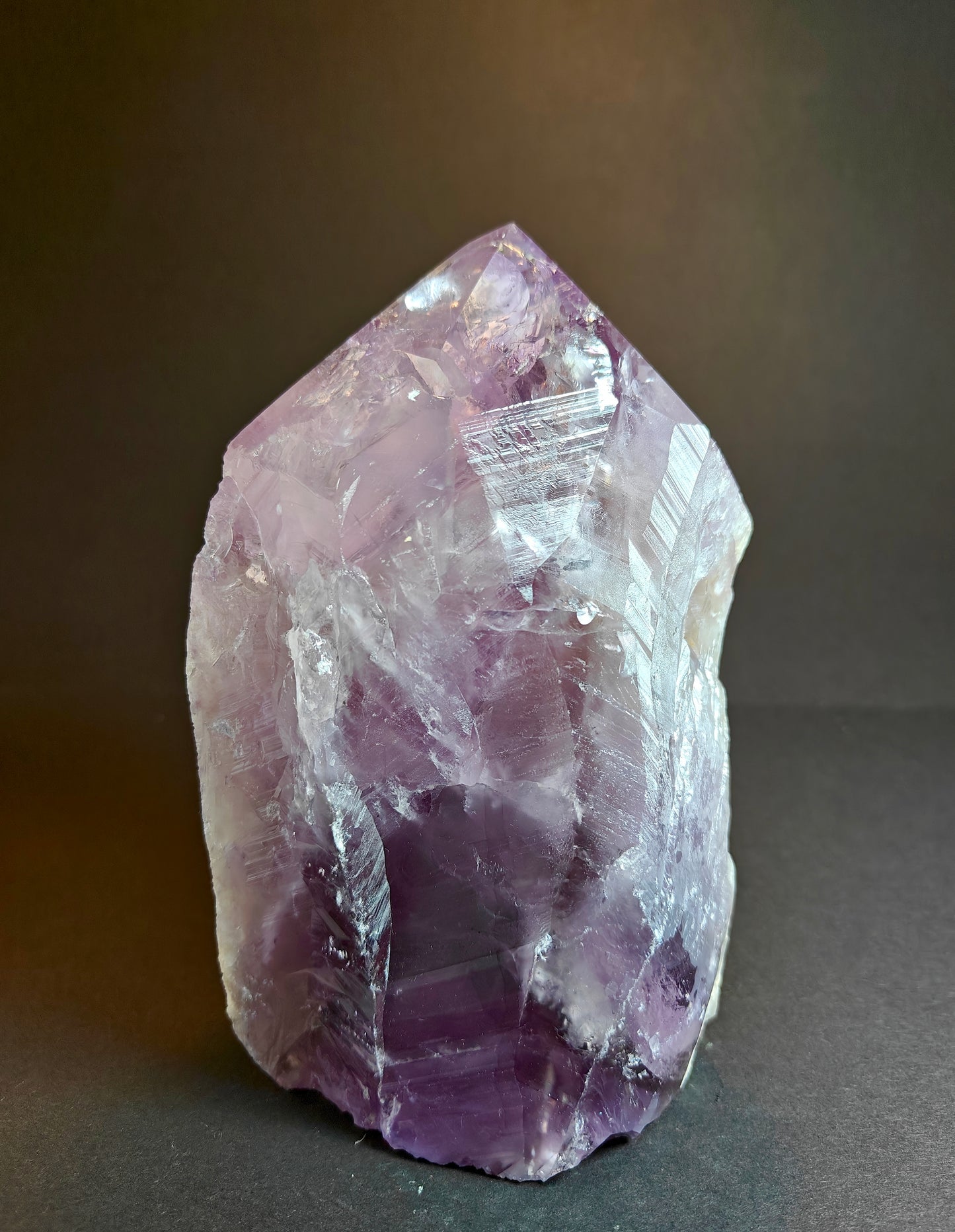 Rare Large Semi-Polished Bolivian Amethyst Point – 1.945 kg