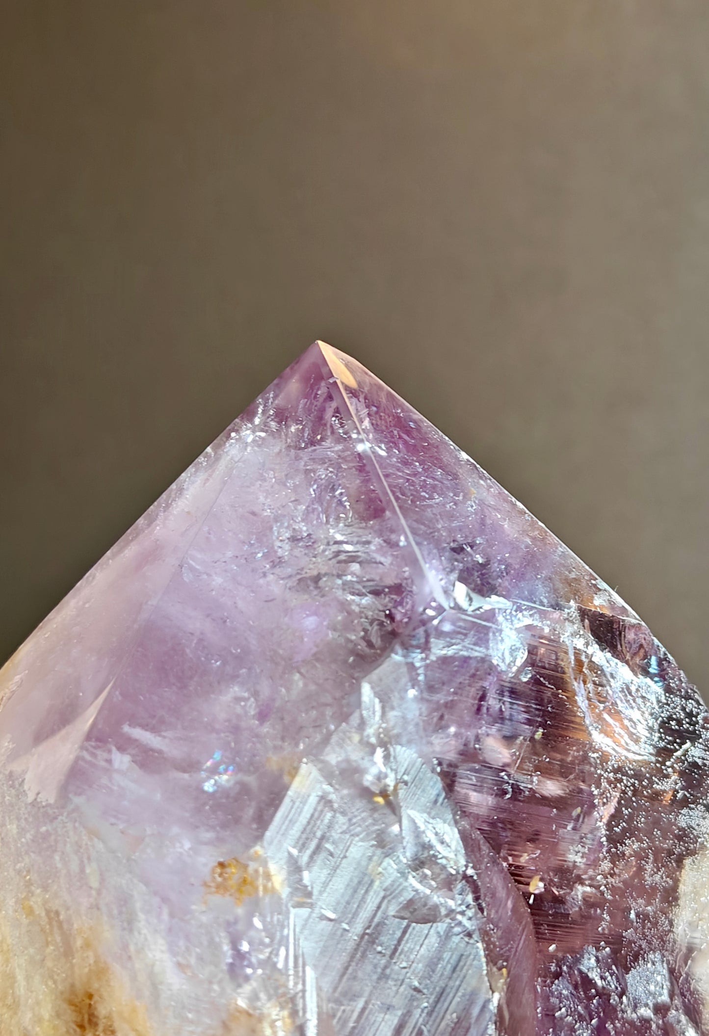 Rare Large Semi-Polished Bolivian Amethyst Point – 2.450 kg