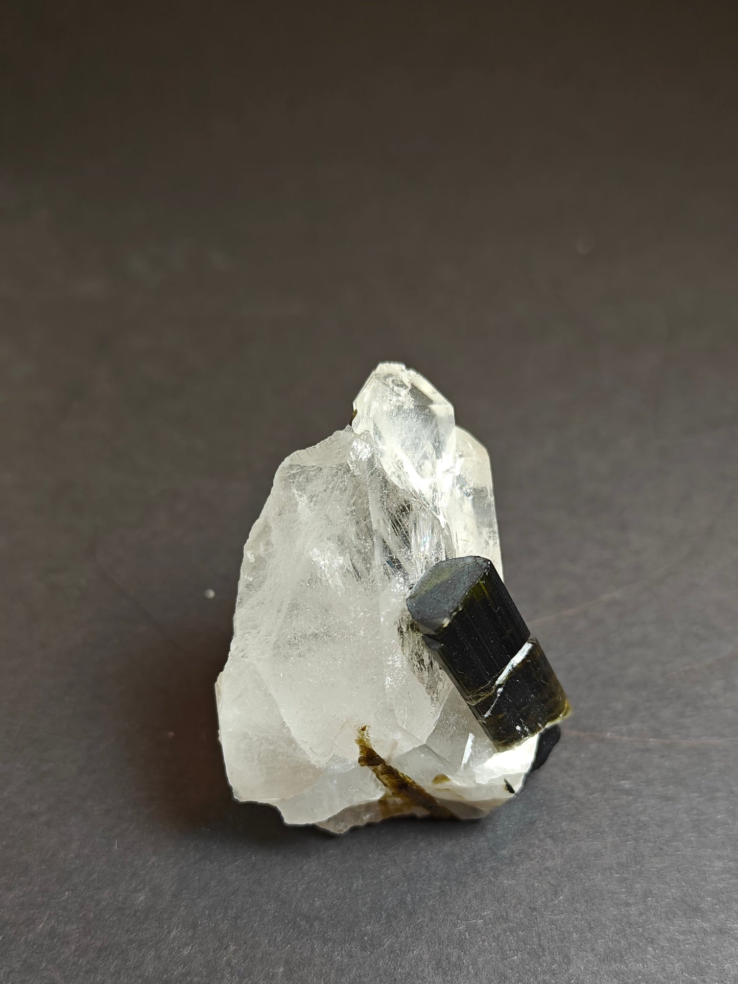 Black Multi-Color Tourmaline on Quartz – 50 Grams