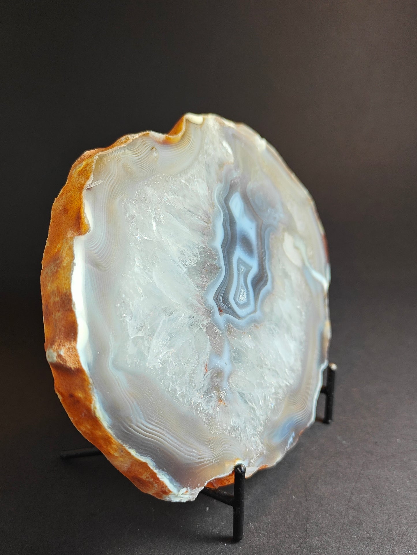 Vibrant Agate Slice – 552 Grams
