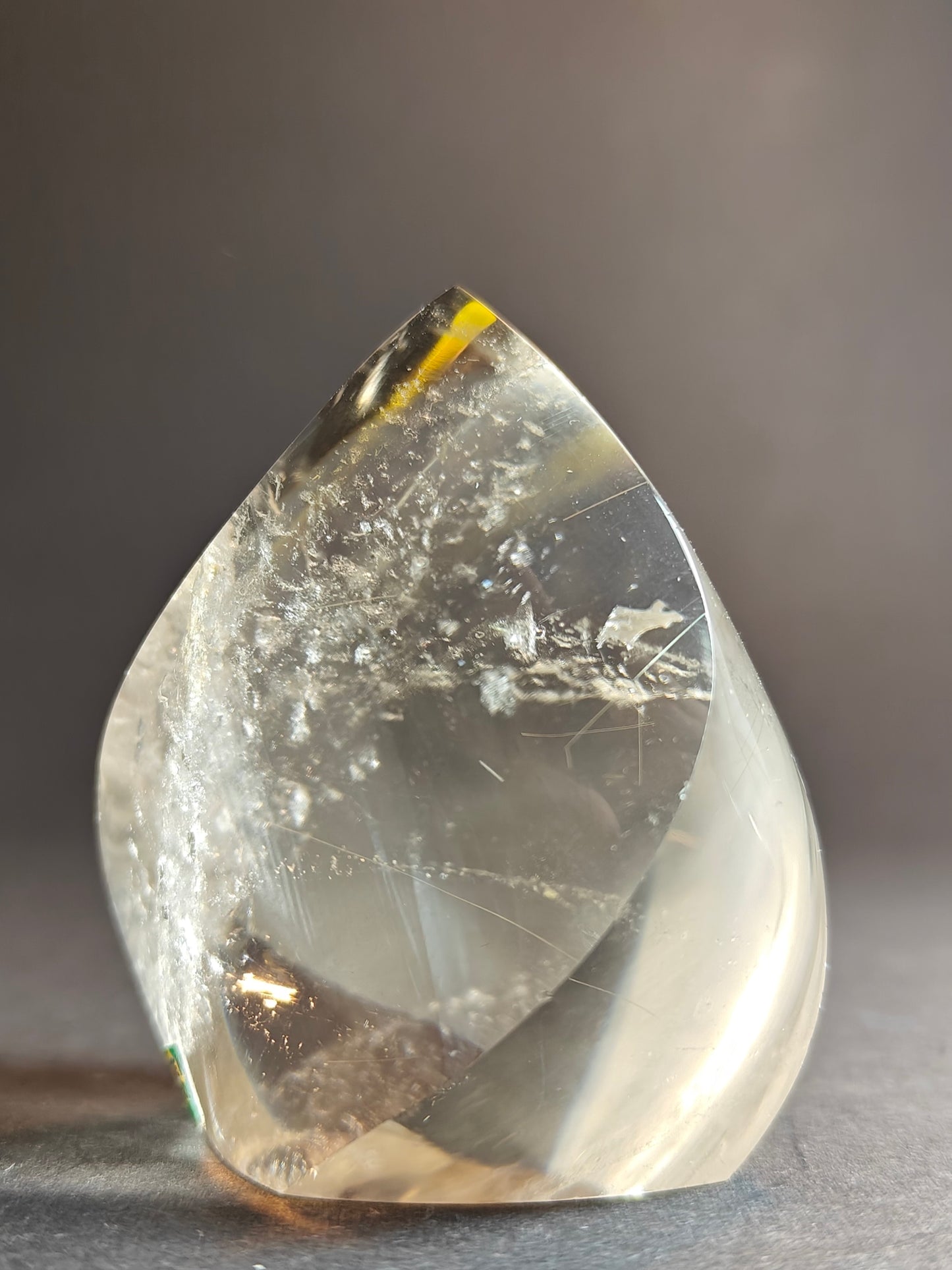 Polished Smoky Quartz Flame from Brazil – 142 Grams