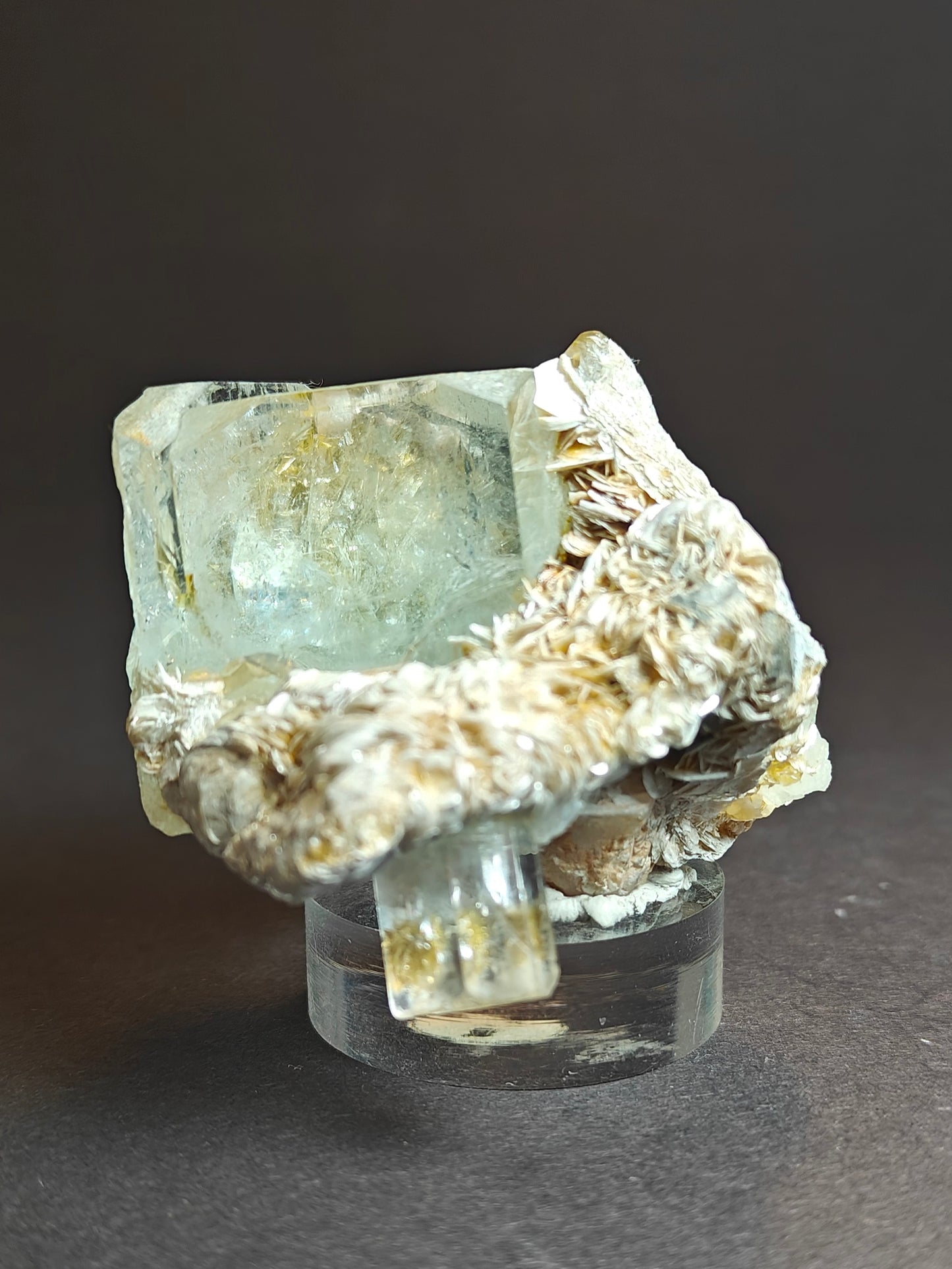 Aquamarine with Muscovite from Pakistan – 133 Grams