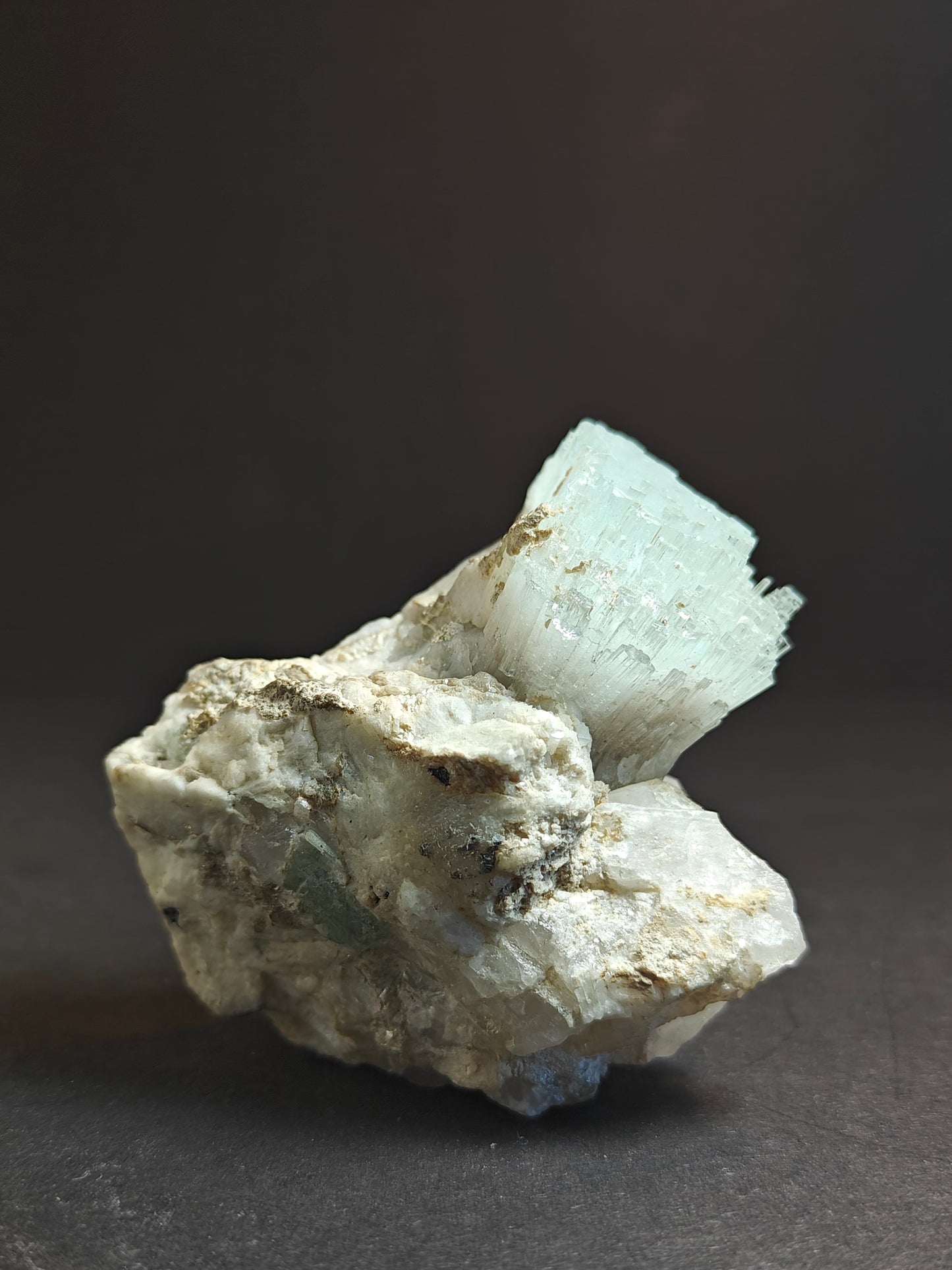 Aquamarine Cluster on Matrix – Unique Formation from Afghanistan | 230g