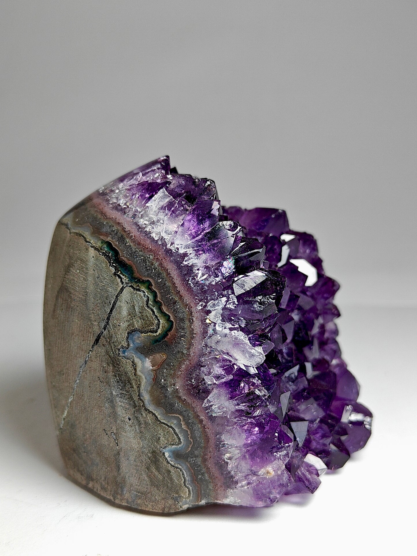Cut-Base Amethyst Cluster from Uruguay Top Quality - 0.46 kg
