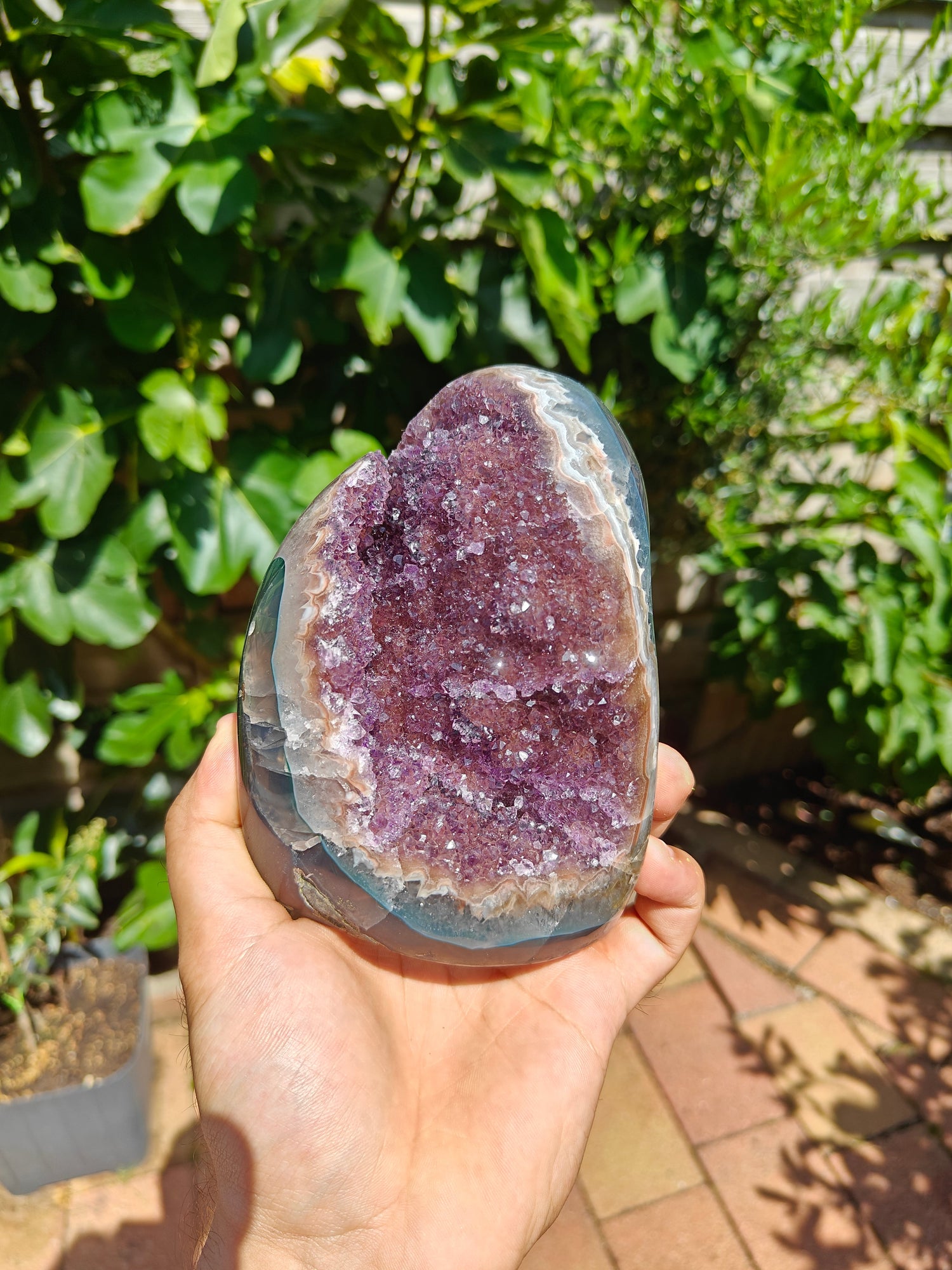 Uruguayan Cut Base Agate
