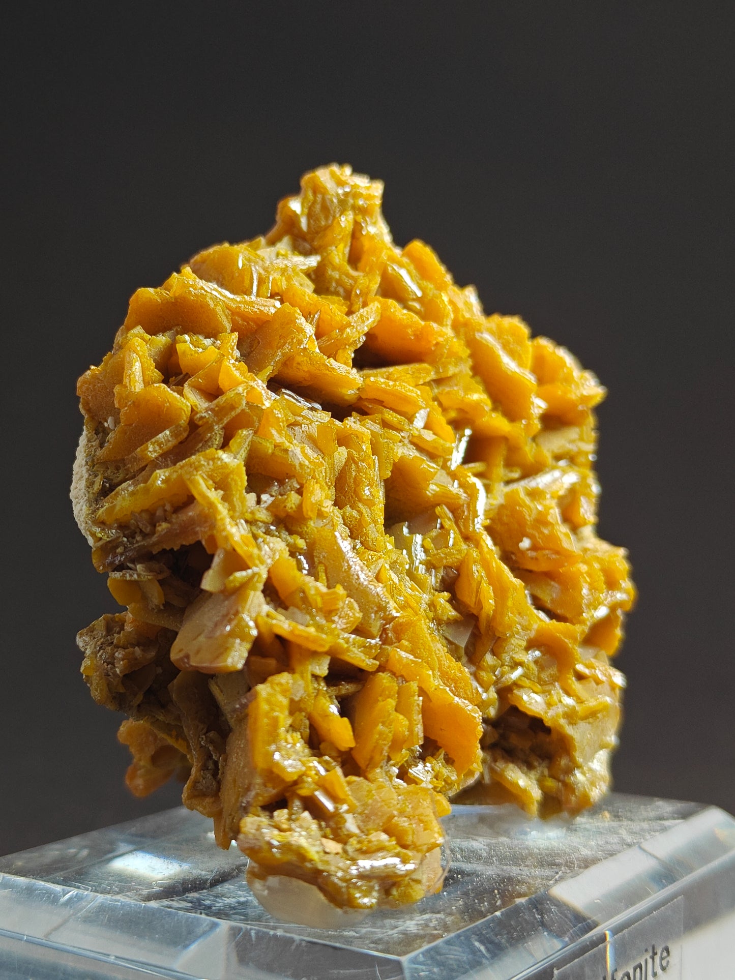 Prachtig Wulfenite-exemplaar uit de Helena-mijn, Mezica, Slovenië