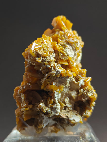 Prachtig Wulfenite-exemplaar uit de Helena-mijn, Mezica, Slovenië