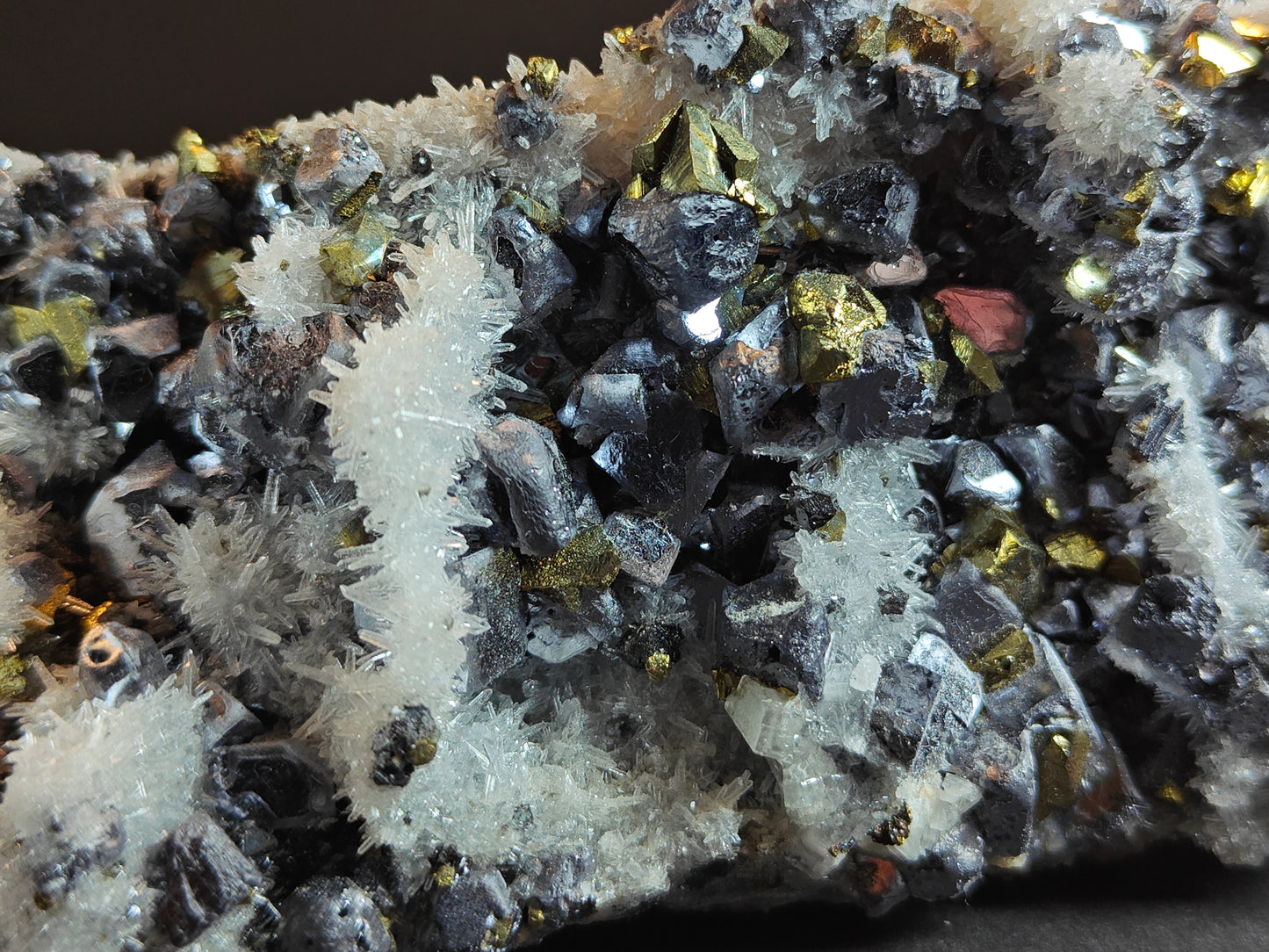 Stunning Pyrite with Quartz Cluster from Bulgaria