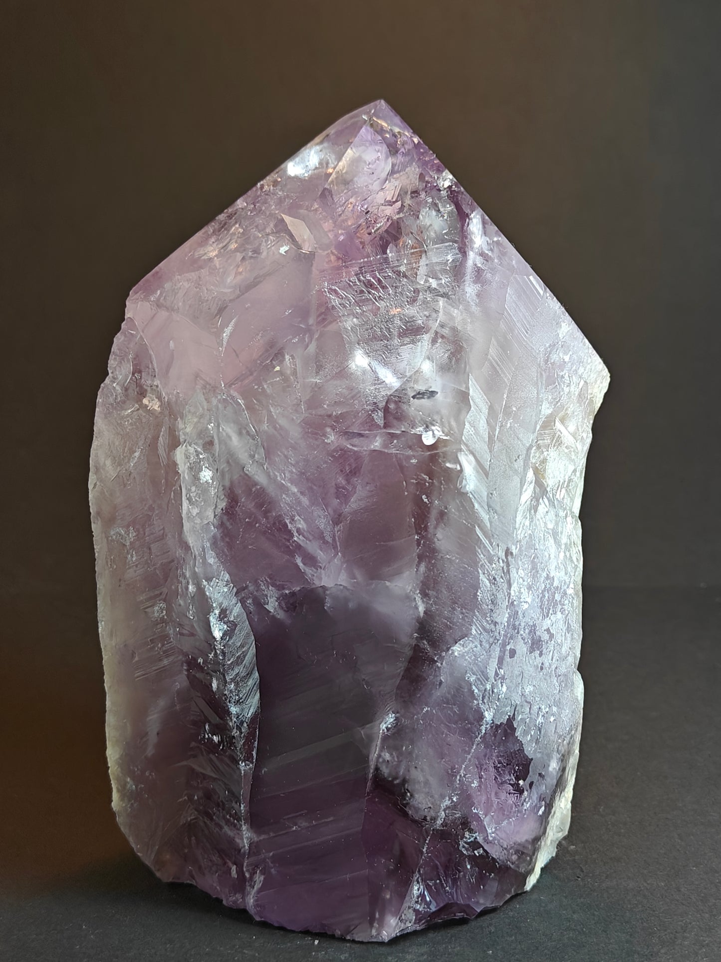 Rare Large Semi-Polished Bolivian Amethyst Point  – 1.945 kg
