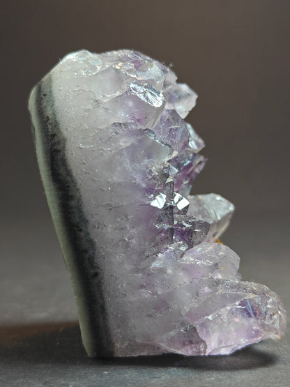 Polished Cut-Base Mini Amethyst Cavity from Uruguay – 71 Grams