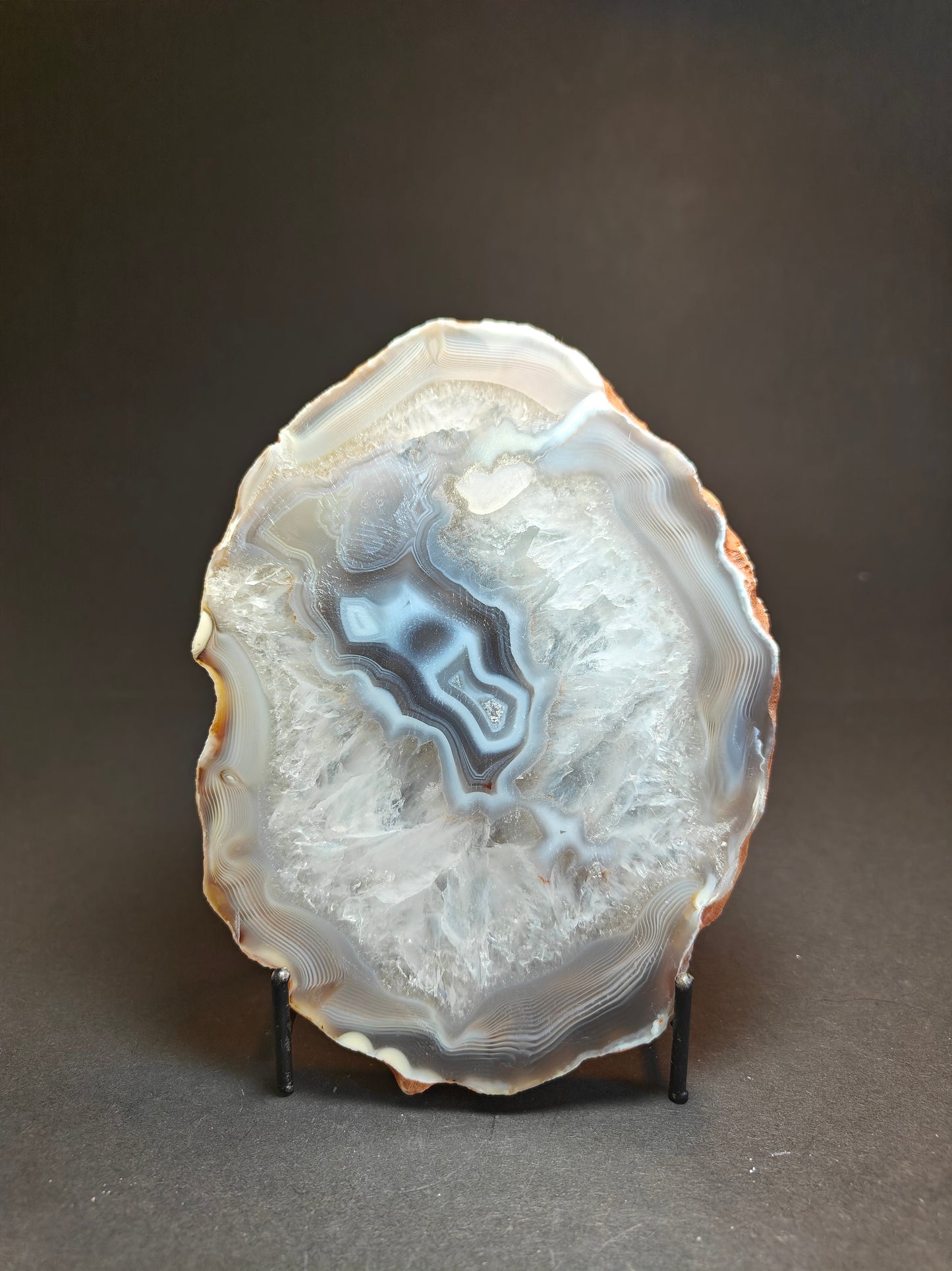 Vibrant Agate Slice – 552 Grams