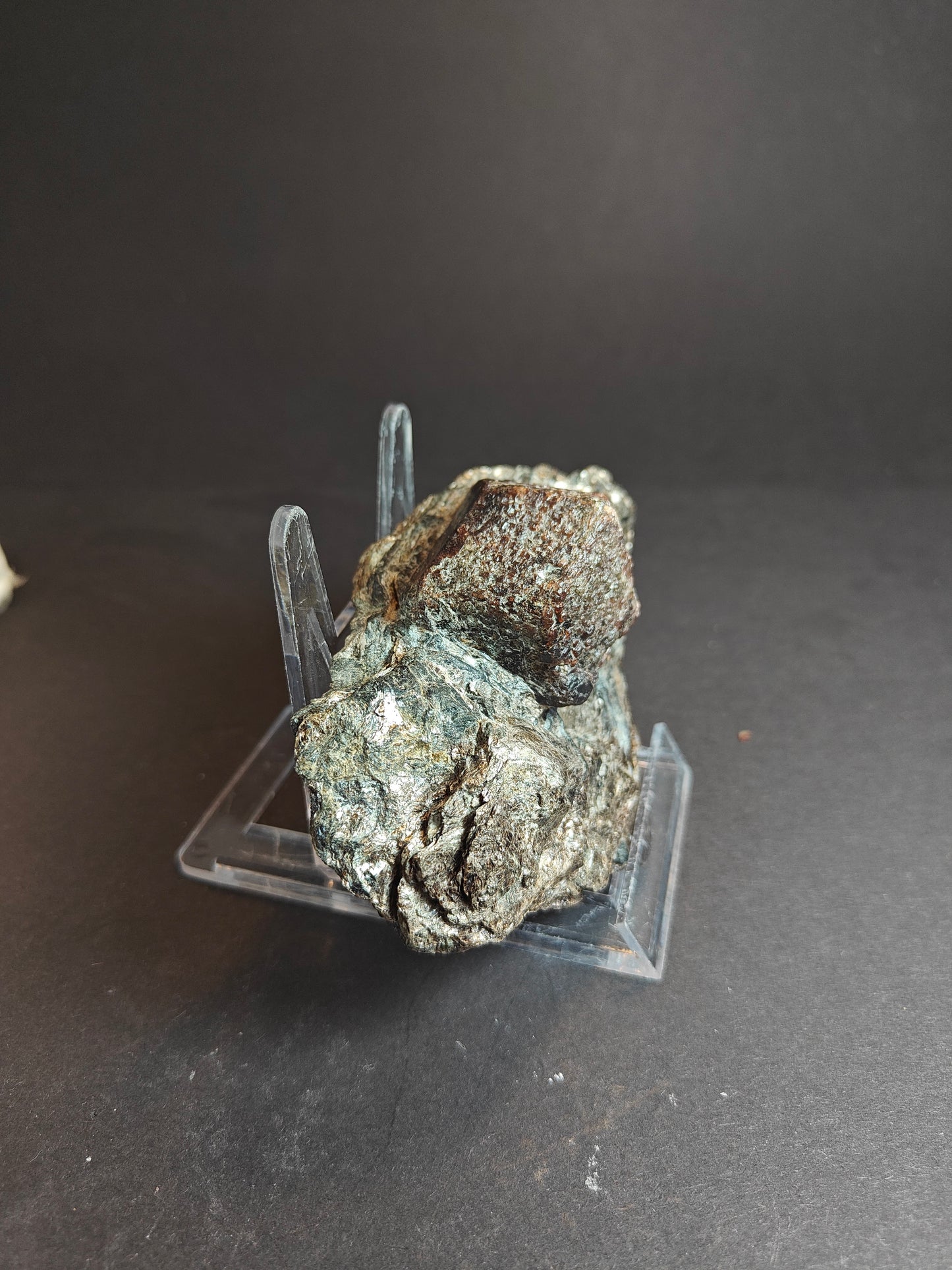 Garnet on Muscovite Specimen