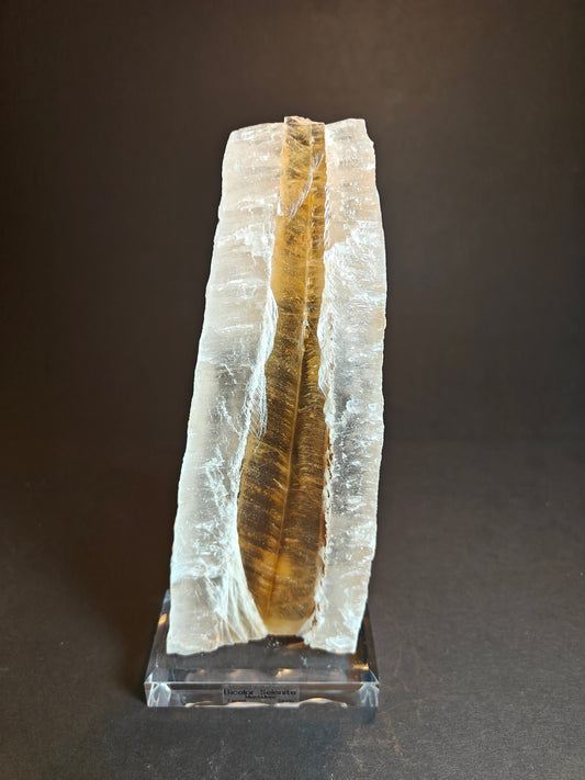 Bicolor Selenite Specimen from Spain