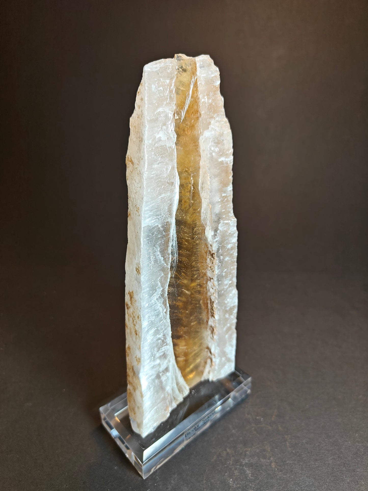Bicolor Selenite Specimen from Spain