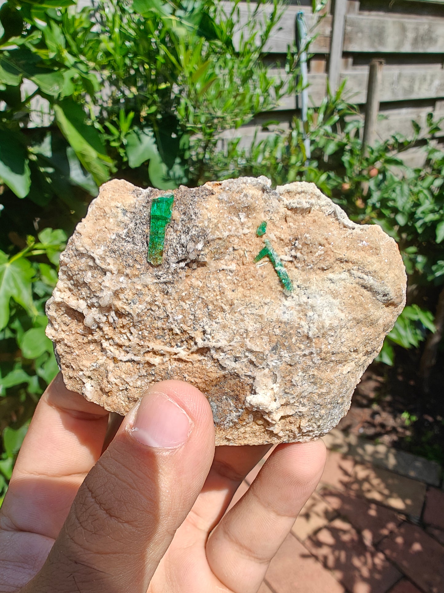 Emerald on Matrix from Pakistan