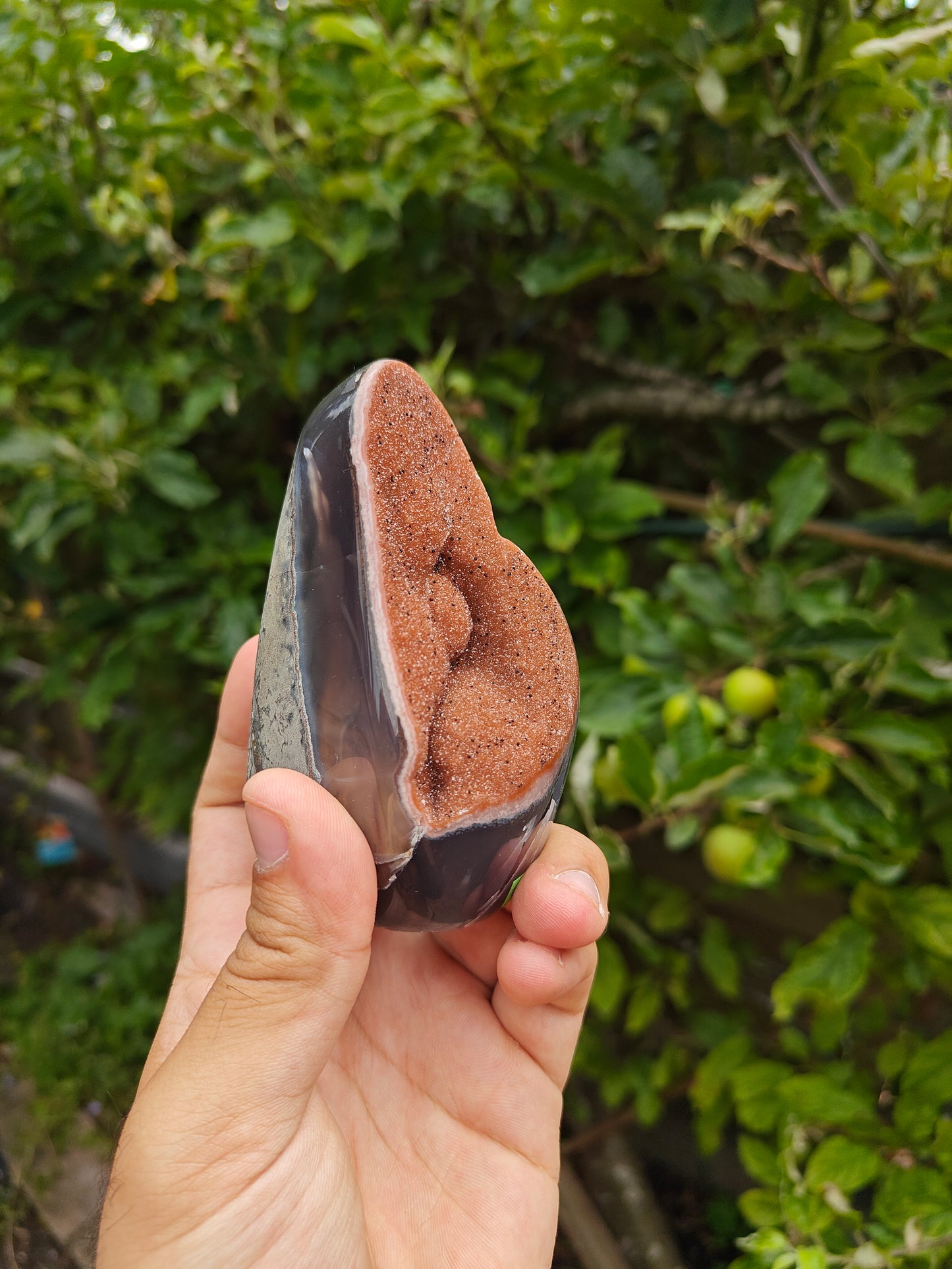 Uruguayaanse Agaat 10 x 6 x 6 cm 0.460 kg