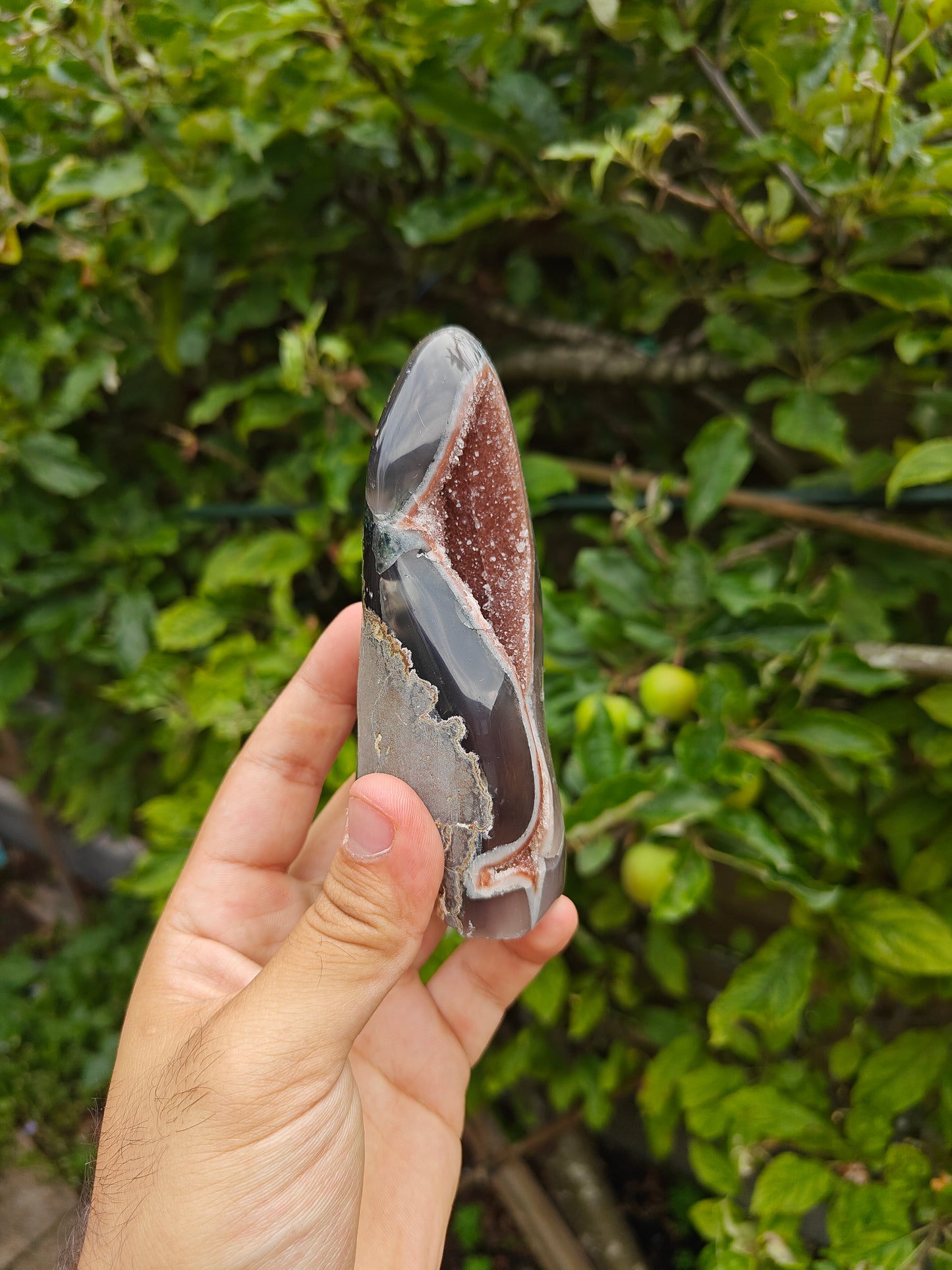 Uruguayaanse Agaat 12 x 5 x 4 cm 0.340 kg