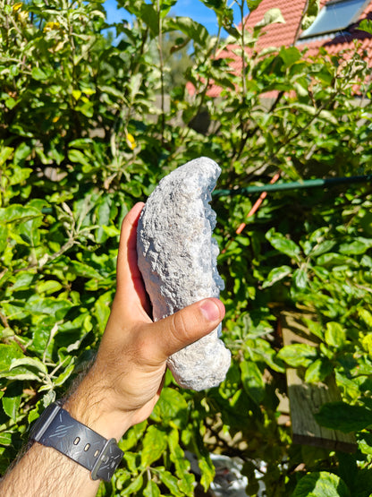 Grote Celestien Cluster uit Madagascar 18 x 14 x 7 cm 2.8 kg