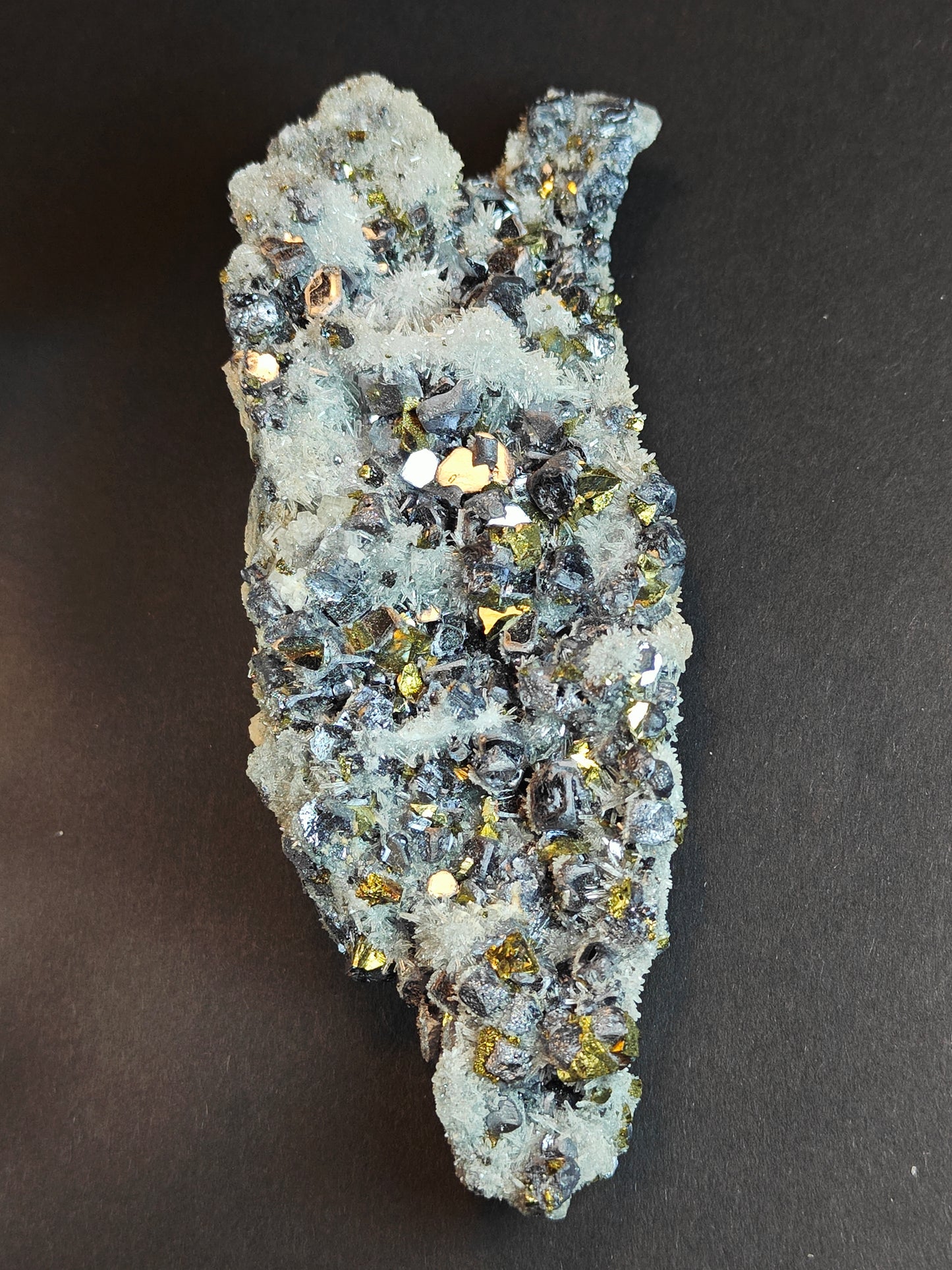 Stunning Pyrite with Quartz Cluster from Bulgaria