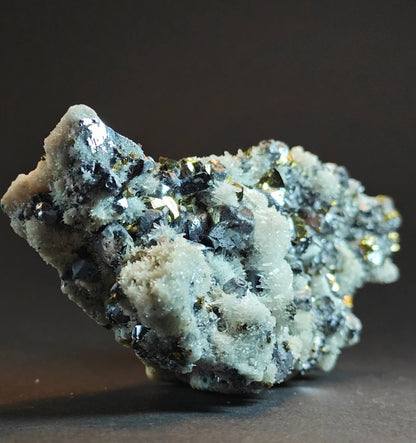 Stunning Pyrite with Quartz Cluster from Bulgaria
