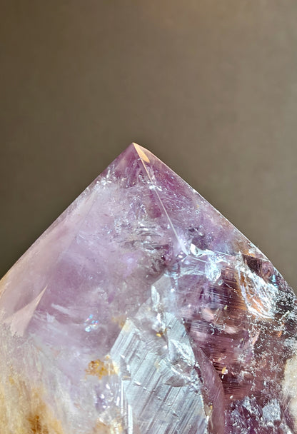Rare Large Semi-Polished Bolivian Amethyst Point – 2.450 kg