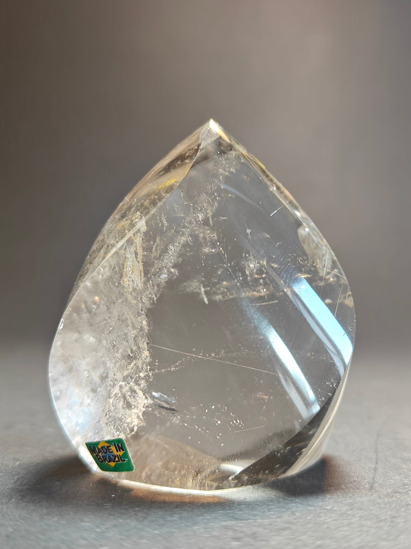 Polished Smoky Quartz Flame from Brazil – 142 Grams