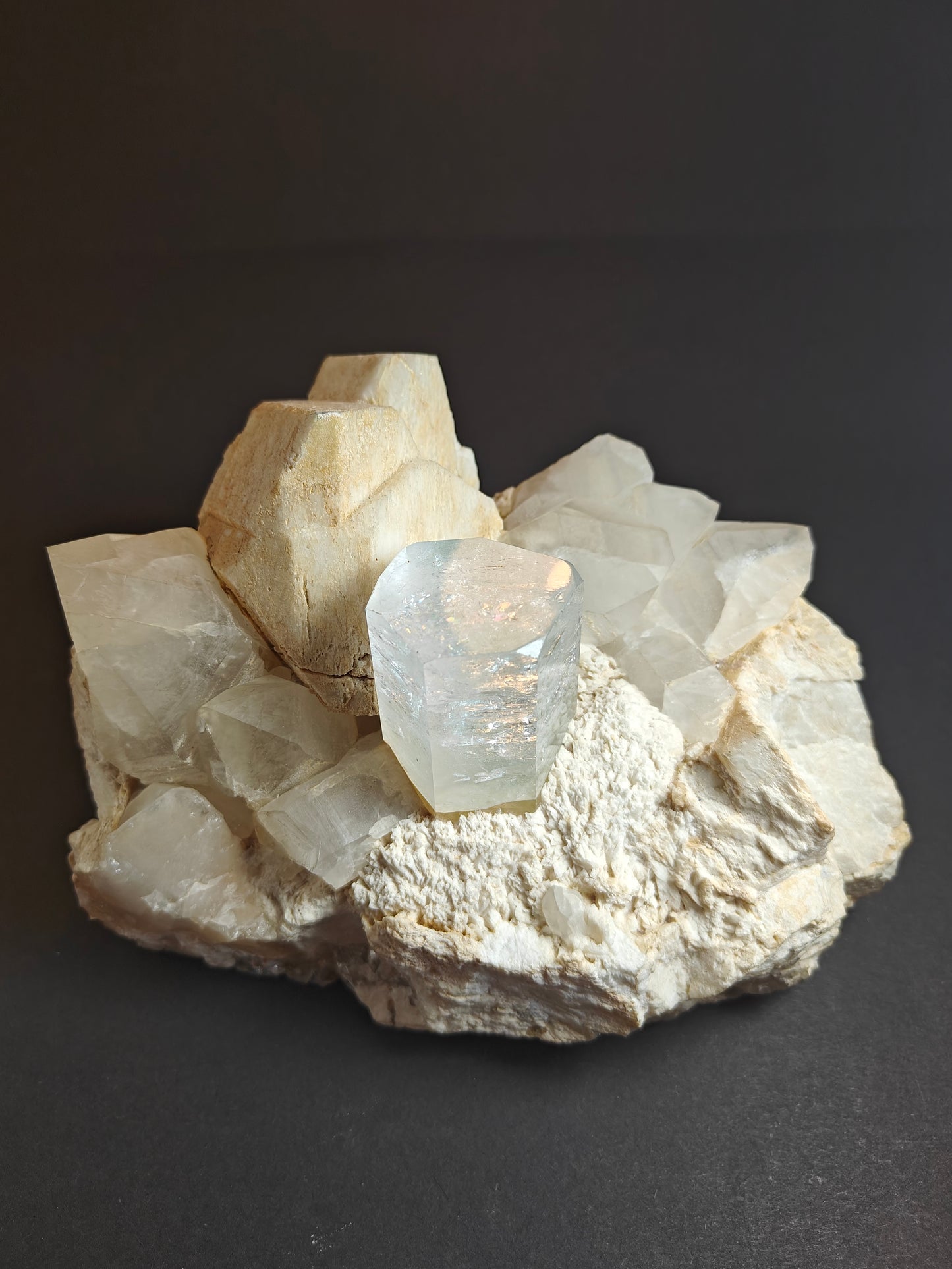 Gorgeous Aquamarine With Quartz and Feldspar