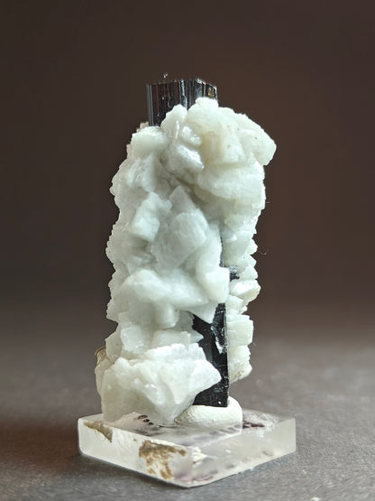 Black Tourmaline with Albite – 45 Grams