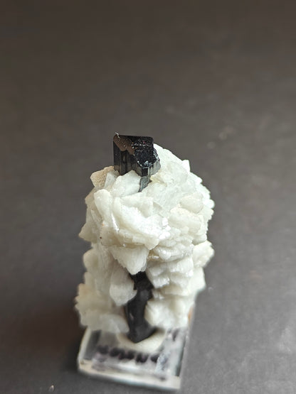 Black Tourmaline with Albite – 45 Grams