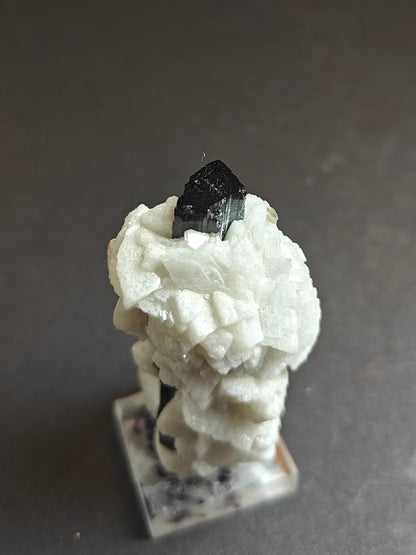 Black Tourmaline with Albite – 45 Grams