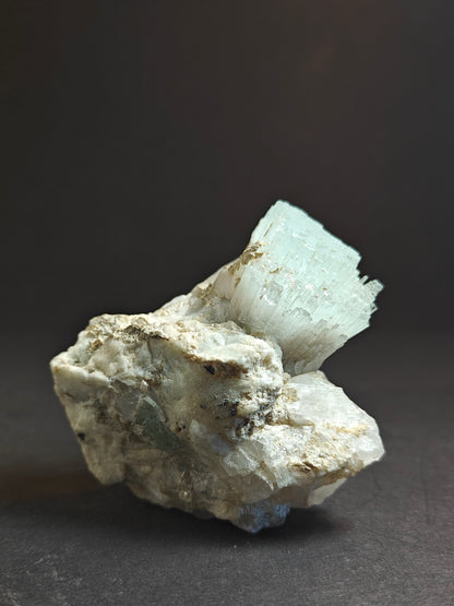 Aquamarine Cluster on Matrix – Unique Formation from Afghanistan | 230g