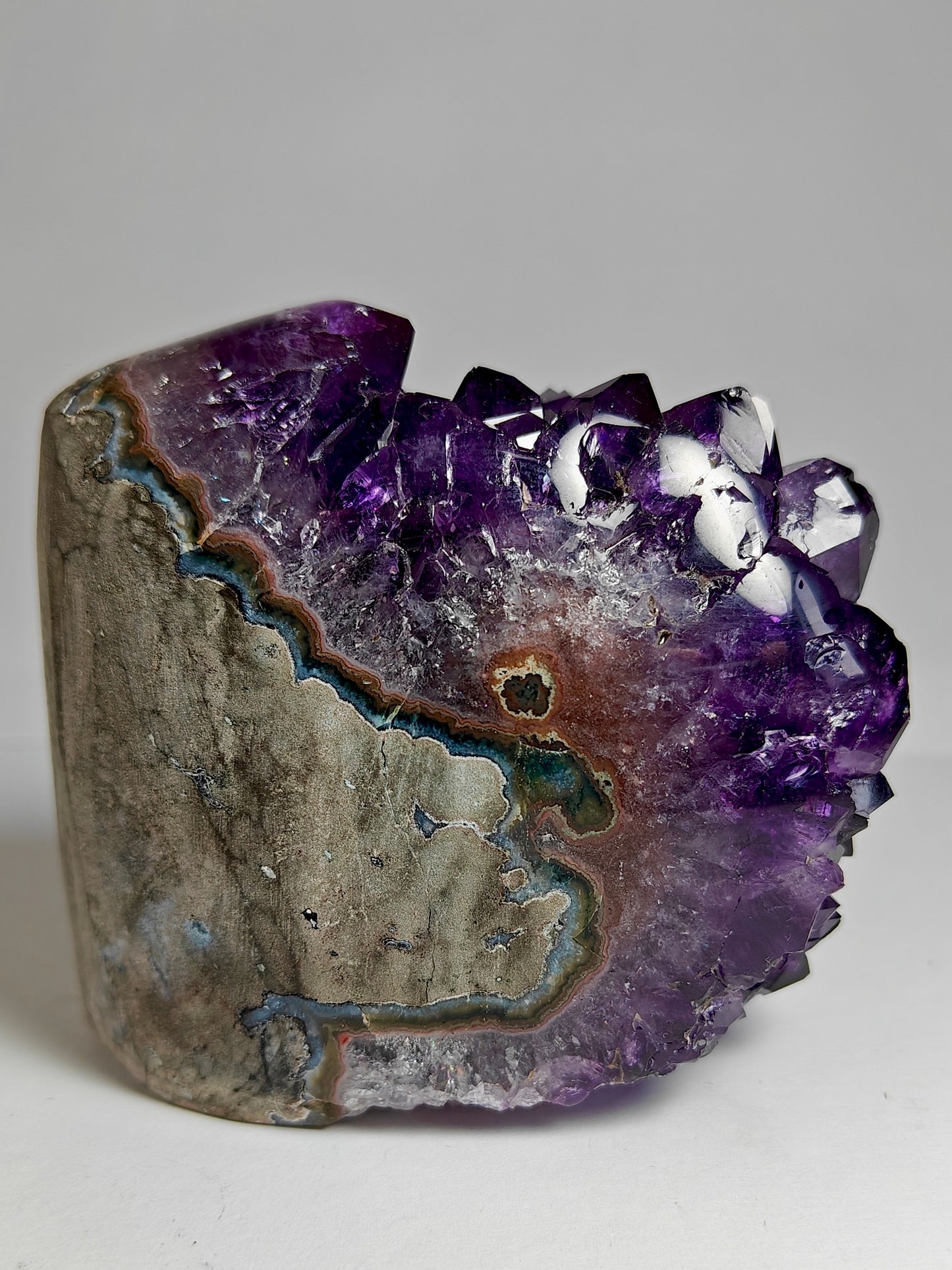 Cut-Base Amethyst Cluster from Uruguay Top Quality - 0.53 kg