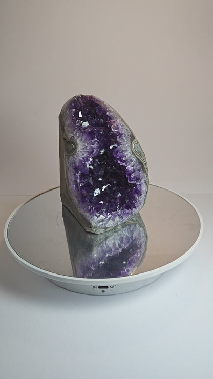 Cut-Base Amethyst Cluster from Uruguay Top Quality - 1.3 kg
