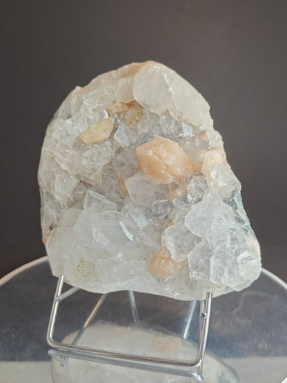 Apophyllite and Stilbite Cluster from India - 1.130 kg --- 003