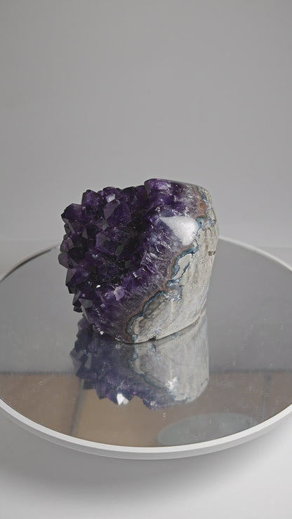 Cut-Base Amethyst Cluster from Uruguay Top Quality - 0.53 kg